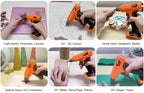 ECOFORGE Cordless Hot Glue Gun Kit