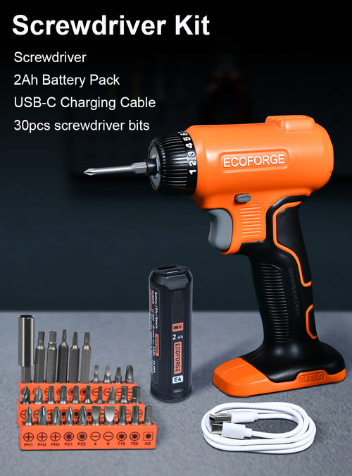 ECOFORGE Electric Screwdriver Kit